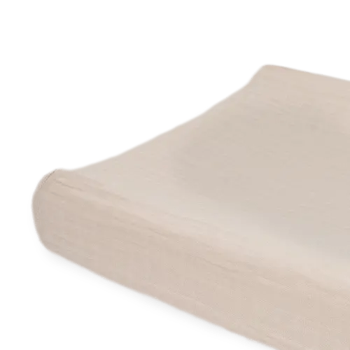 Organic Cotton Muslin Changing Pad Cover - Rosie
