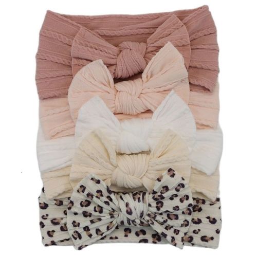 Cable Knit Bow Baby Headbands Elastic Nylon... From Dongzhu08, &Price; | DHgate.Com