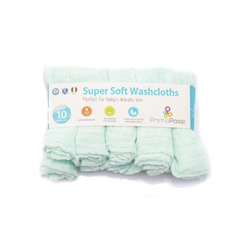 Primo Passi Baby Washcloths, Green