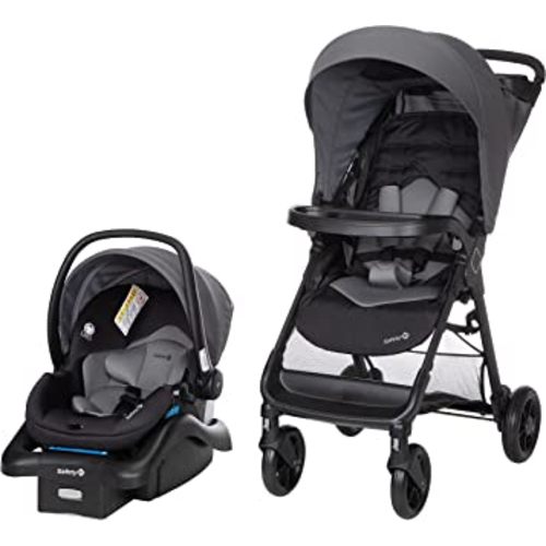 Safety 1st Smooth Ride Travel System with OnBoard 35 LT Infant Car Seat, Monument