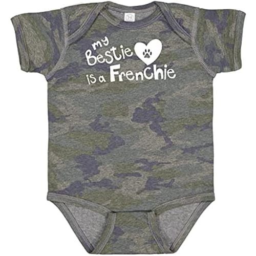 inktastic Bestie Frenchie Baby Bodysuit