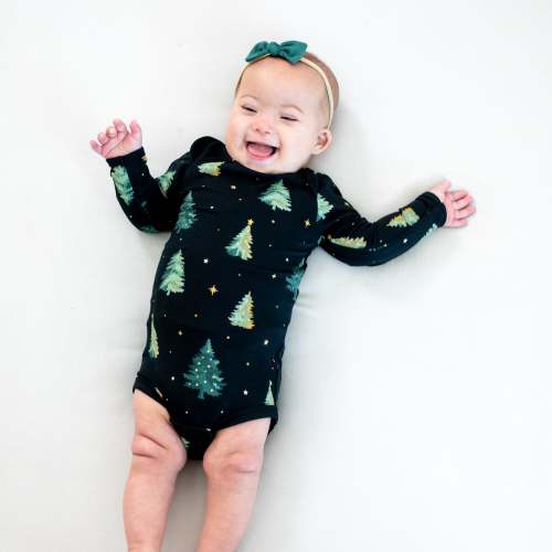 Long Sleeve Bodysuit in Twinkle Tree