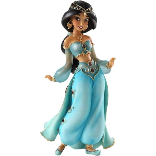 Enesco Disney Showcase Jasmine Couture de Force Princess Stone Resin Figurine, Teal Green