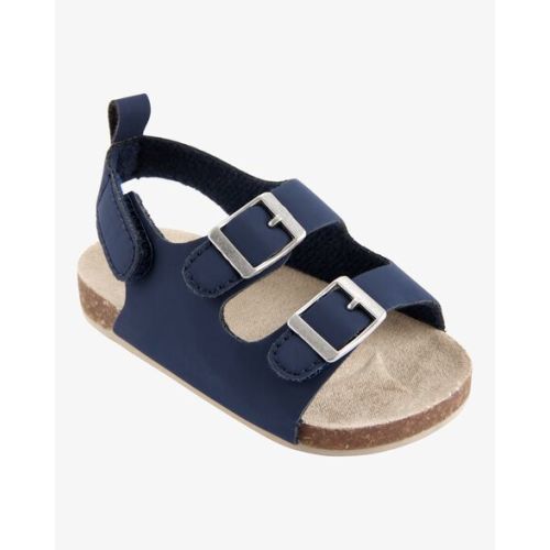 Baby Buckle Faux Cork Sandals - Size 1