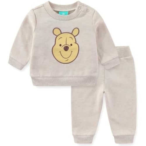 Disney Winnie the Pooh Baby Boys Sweatshirt and Pants Set Newborn Infants