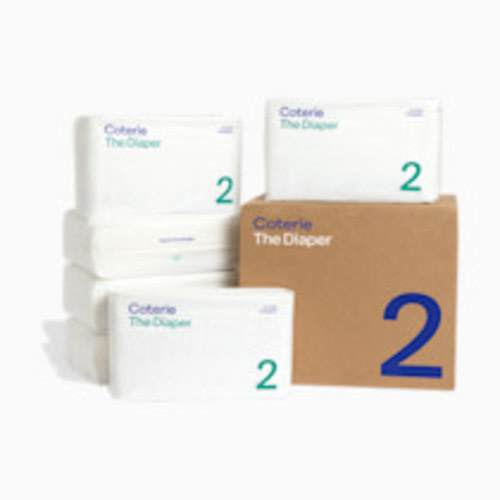 Coterie Ultra Soft Diapers, Monthly Supply - Size 2, 186 Count