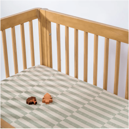 Babyletto All-Stages Midi Crib Sheet in GOTS Certified Organic Muslin Cotton