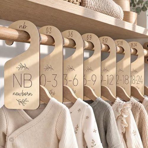 Baby Closet Dividers for Clothes Organizer - Set of 7