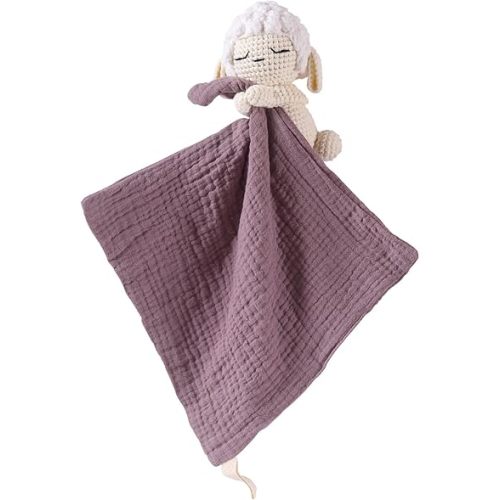 Lamb Animals Cow Security Animal Security Blanket Blanket Infant Nursery Character Blanket Luxury Snuggler Plush Baby Lovey Lamb