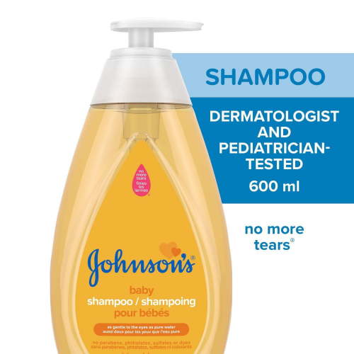 Johnson's Baby Shampoo, Paraben and Tear Free and Mild, 600 mL - Walmart.ca