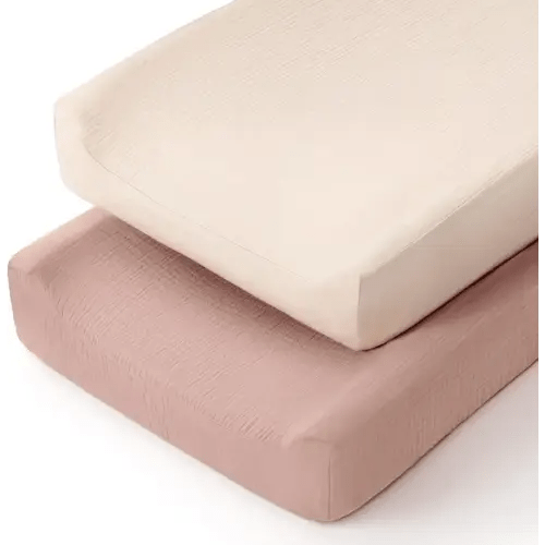 lulumoon Baby Changing Pad Cover: Muslin Diaper Changing Table Pad Cover - Changing Pad Sheets for Girls Boys