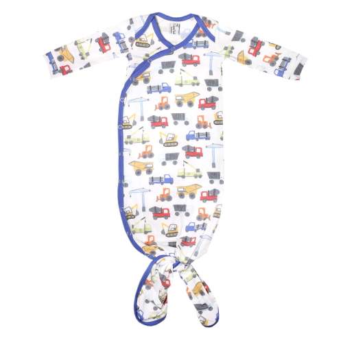 Newborn Knotted Gown - Diesel – Bumps N Bundles