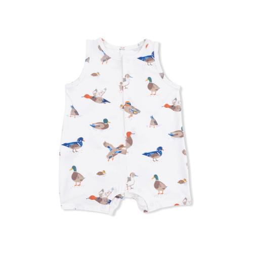 Ducks Sleeveless Shortie Romper - Babys Corner