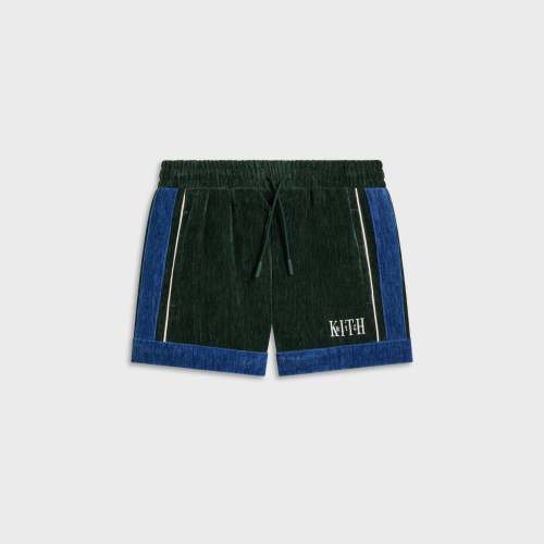 Kith Kids Velour Paneled Short - Stadium