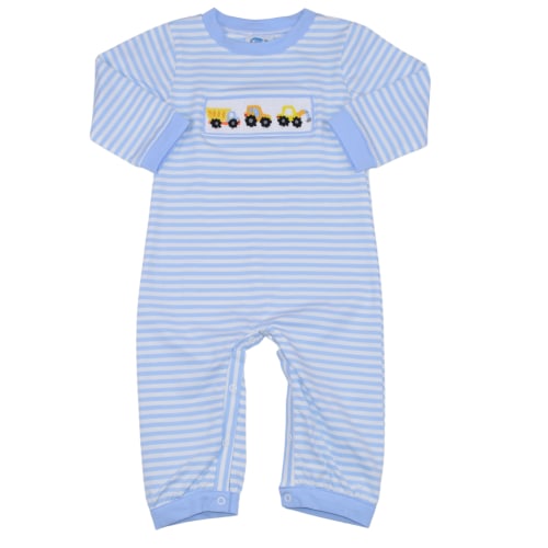 Hand Smocked Construction Romper