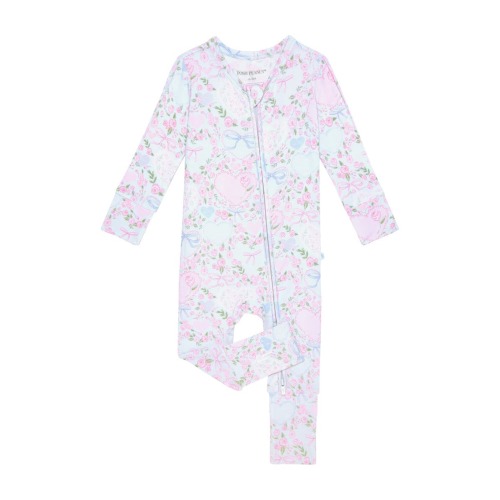 Fitted Convertible One-Piece Pajamas, 9-12M