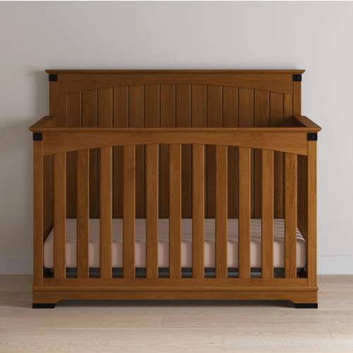 Redmond Full Panel 4 in 1 Crib, Coach Cherry | Convertible Cribs | Child Craft