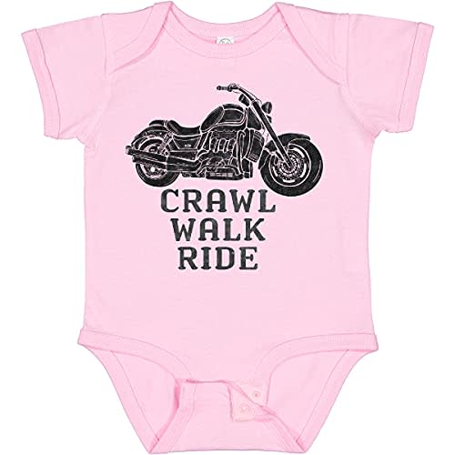 inktastic Crawl Walk Ride Motorcycle Baby Bodysuit