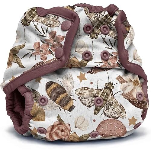 Kanga Care Rumparooz Double Leg Gusset Reusable Cloth Diaper Cover One Size Snap | Earthbound 6-35 lbs