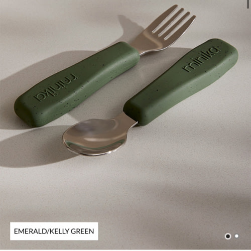 Silicone utensils Set of 2 Kids | Minika | Dinnerware & Utensils | Dining Room | Simons