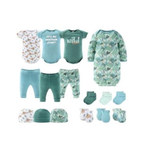 Baby Boys Layette Gift Set Wild Jungle, 16 Piece