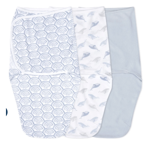 At Sea Easy Swaddle With No Zipper 0-3M | aden + anais