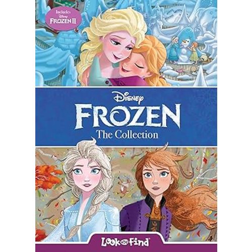 Disney Frozen Elsa, Anna, Olaf, and More! - Look and Find Collection - Includes Scenes from Frozen 2 and Frozen - PI Kids