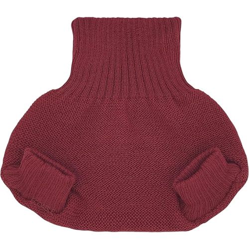 EcoAble Organic Merino Wool Diaper Cover Pull-On for Babies and Toddlers, Breathable Overnight Cloth Diaper Cover with Natural Lanolin, Made in Germany, Newborn to 6 Years, EU 86-92, Caramel