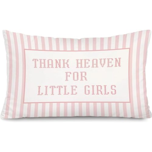 Thank Heaven for Little Girls 12x20 Pillow Cover