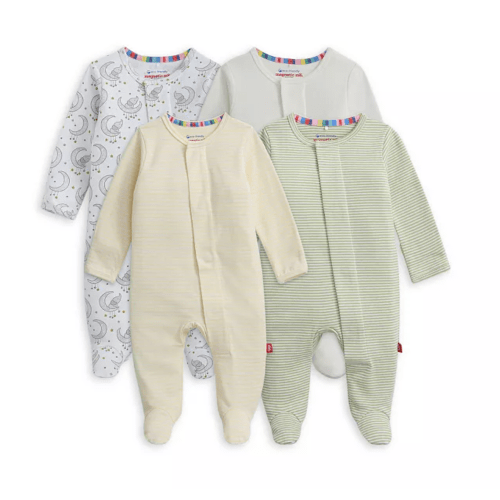 Unisex Footie Bundle, Pack of 4 - Baby