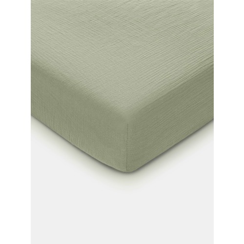 Comfy Cubs Muslin Fitted Crib Sheet