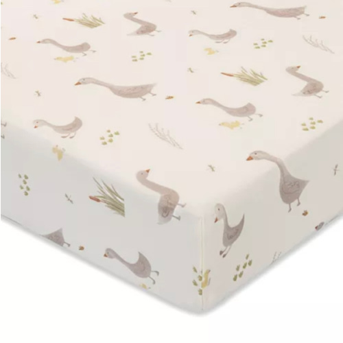 Unisex Charlie Fitted Crib Sheet