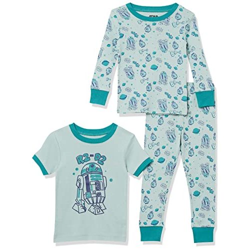 Amazon Essentials Boys Snug-Fit Cotton Pajama Sleepwear Sets