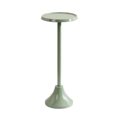 Mercer41 Sanzo Round Metal Pedestal Drink Table | Wayfair
