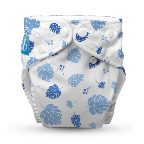 Reusable Cloth Diaper: One Size with Fleece (Pack of 1) - Tropical Blu – Charlie Banana