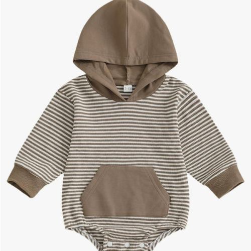 VISGOGO Unisex Baby Boy Girl Romper Waffle Newborn Infant Onesie Clothes Long Sleeve Bubble Oversized Romper Bodysuit Top