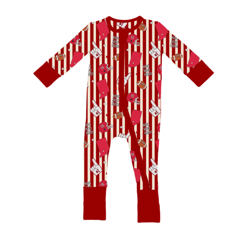 Game Day In Indiana Convertible Footies- PREORDER