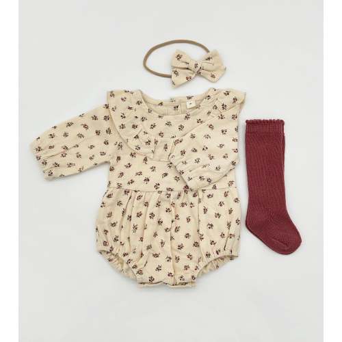 Charlotte Peppermint Romper Set – Olive and Cradle