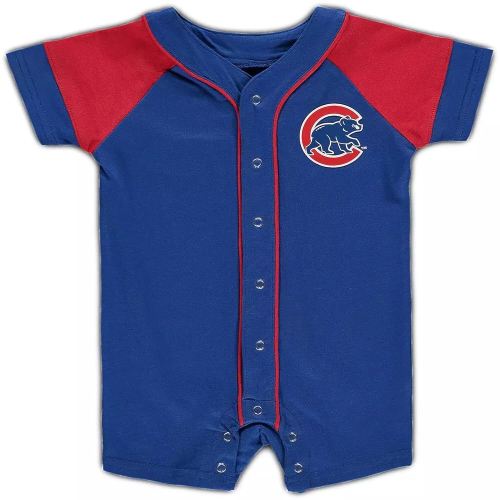 Outerstuff MLB Unisex-Baby Newborn & Infants 0-24 Months Little Slugger Creeper Bodysuit Romper