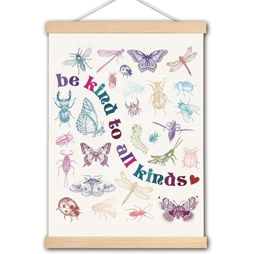 Colorful Insect Canvas Wall Art