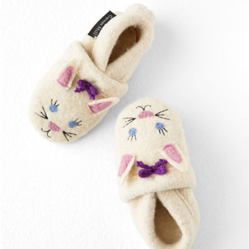 Baby Boiled Wool Slippers