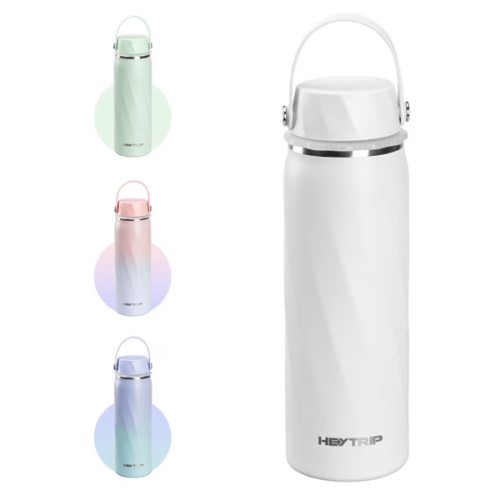 HEYTRIP Vacuum Insulated Breastmilk Cooler Bottle, 20oz Stainless Steel Portable Breastmilk Chiller, Reusable Storage Container Keeps Milk Fresh for 36+ Hours, TSA Approved, Snow White