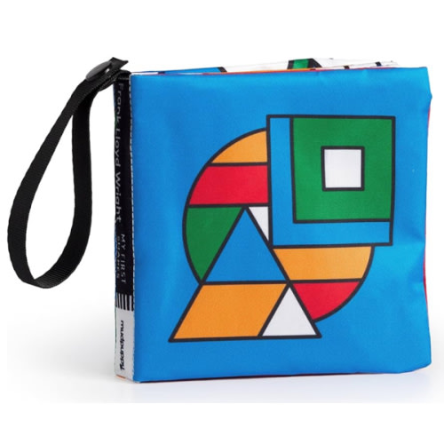 Frank Lloyd Wright My First Shapes Crinkle Fabric Stroller Book