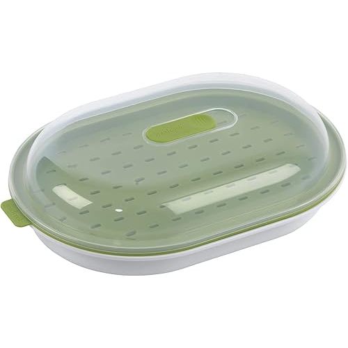 GoodCook Microwave Steamer, Green