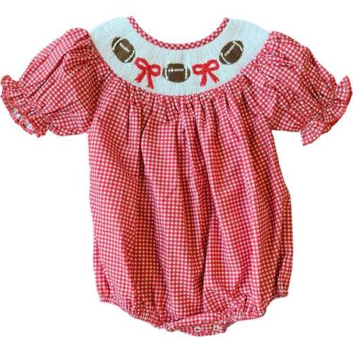 Red Gingham Football, Hallie Bubble - Teeta | Maisonette
