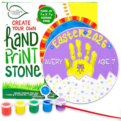 Creative Roots Create Your Own Handprint Stone by Horizon Group USA