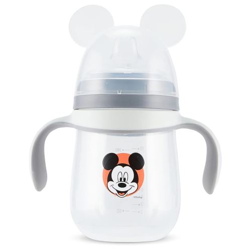 Disney Sippy Cups for Toddlers, Learner Cups for Kids with Pacifier, BPA-Free Trainer Cup with Handles, Leak-Proof Minnie Mouse and Mickey Mouse Sippy Cups, Perfect Unisex Gift for Children