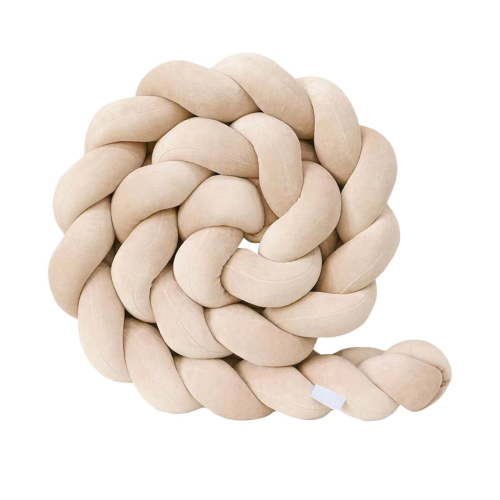 Lolynie Braided Knot Pillow - Bedside Protector, Children'S Room Decor