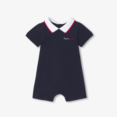 Baby boy polo jumpsuit