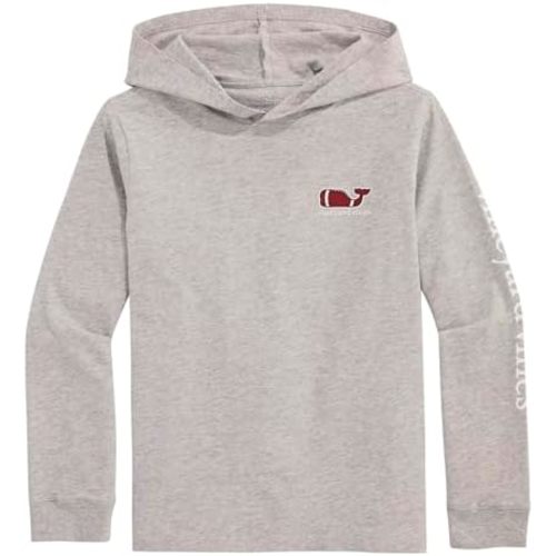 vineyard vines boys Boys' Football Whale Hoodie Tee